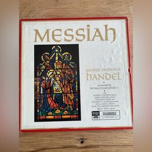 RCA Readers Digest Messiah Handel 3 Vinyl Records in‎ set Preloved